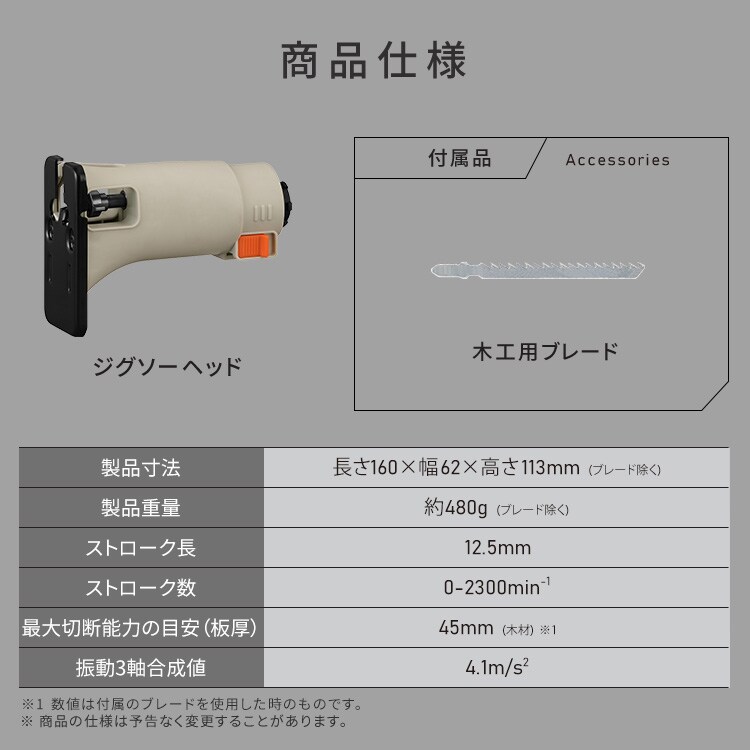 あいらページ ジグソーヘッド マルチギア 10.8V JM10JG サンドベージュ DIY