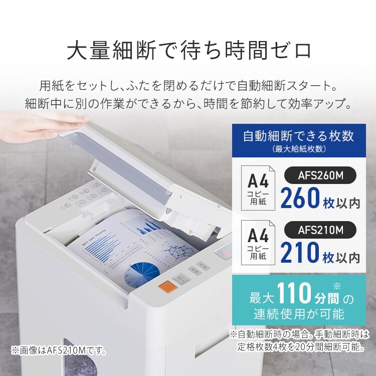 ＮS IRIS 110818 超静音除電オートフィードシュレッダー 28L