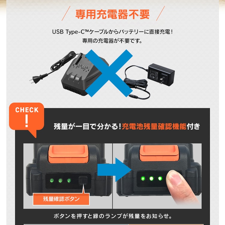 充電式ディスクグラインダ18V JDG100TC サンドベージュ 110841