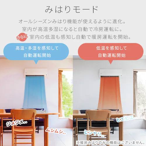 エアコン 12畳 2025年モデル 節電 3.6kw 100V対応 IHF-3609G_10