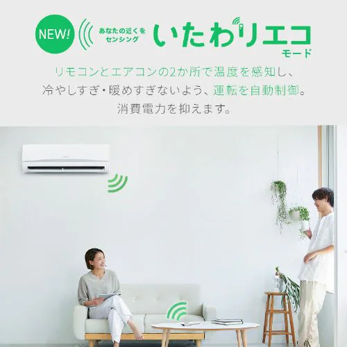 エアコン 10畳 2025年モデル 工事費込み 節電 2.8kw 100V対応 IRA-2806R_7