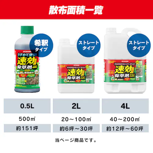 【2本セット】速効除草剤2L WSJ-2L _6
