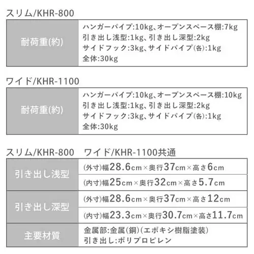 LbY[nK[bN KHR-800 KHR-1100 zCg/x[W S2TCY_14
