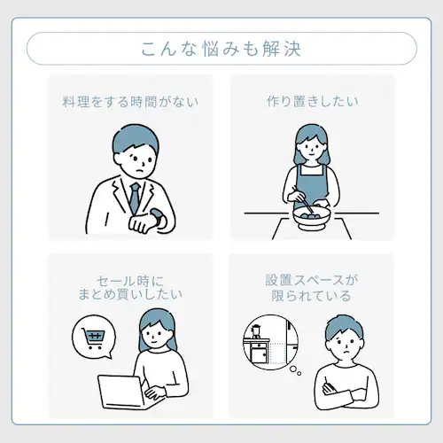 冷凍庫 142L 省エネ 自動霜取り KUSN-14C-W ホワイト_9