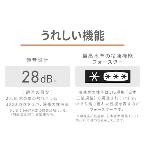 冷凍庫 142L 省エネ 自動霜取り KUSN-14C-W ホワイト_11