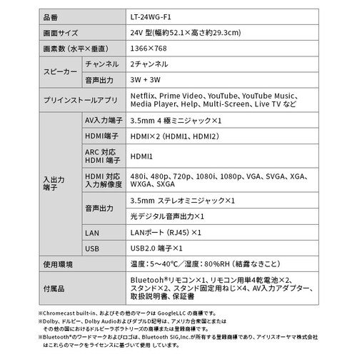 24V^ Google `[i[XTV LTL-24WG-F1 ubN_14