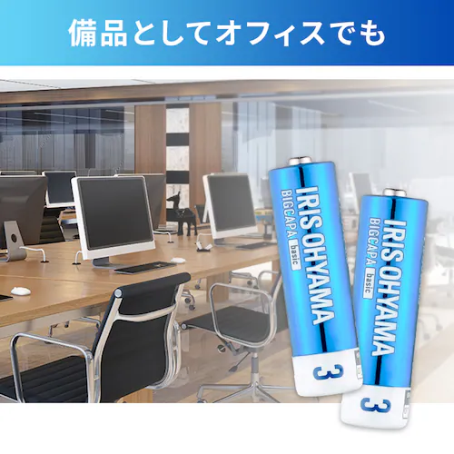 BIGCAPA basic α アルカリ乾電池 単3形×100本セット LR6Bba/100SET_6