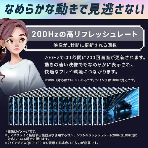 �Q�[�~���O���j�^�[ 23.8inch DG-AF2320S-W �z���C�g_6