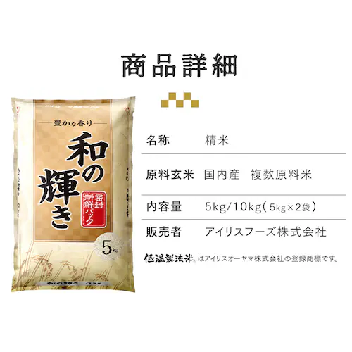 令和7年度産 和の輝き 国産ブレンド 10kg_8