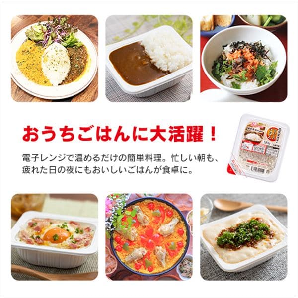 1パックあたり99.5円！／低温製法米のおいしいごはん 150g×40