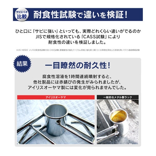 3台セット】スチールラック 幅91cm メタルラック ワードローブ