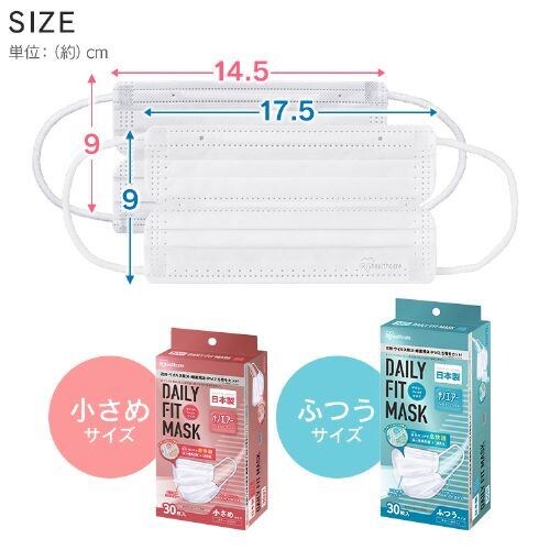 y90z { DAILY FIT MASK (S4mm) }XN ߃TCY imGA[tB^[vX 30~3_15