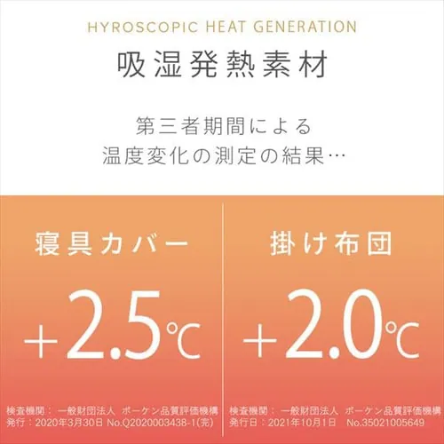 冬物寝具5点セット 【あったか掛け布団】シングル_5