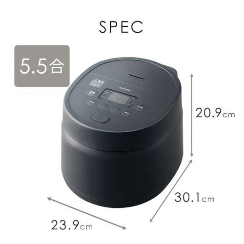 炊飯器 5.5合 マイコン式 SHK-NR110-HA 極厚銅釜 アッシュ 202377