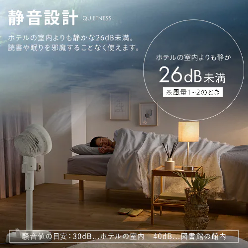 サーキュレーター扇風機 DCスタンドファン STF-DC15TEC 全3色_9