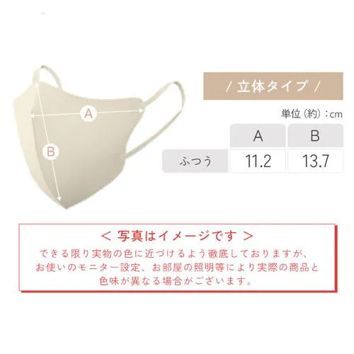 【7枚】 DAILY FIT MASK なめらかタッチ 立体 ふつうサイズ ホワイト【代引き不可】_5