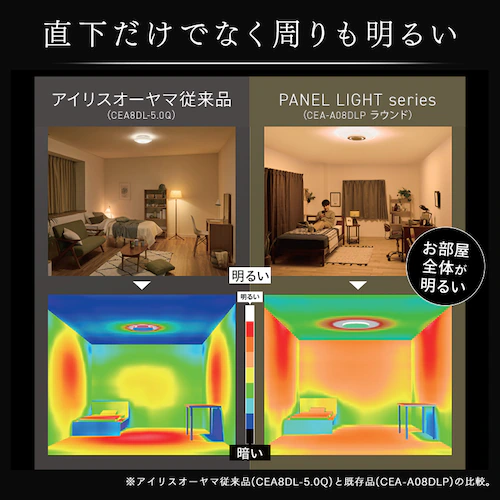 パネルライト下面発光 8畳 CEK-8DLPKH_9
