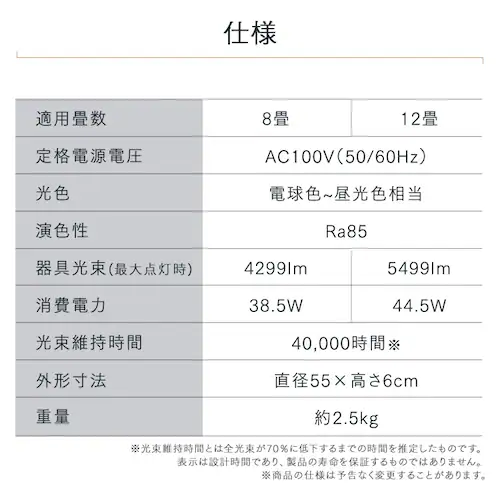 パネルライト下面発光 8畳 CEK-8DLPKH_13
