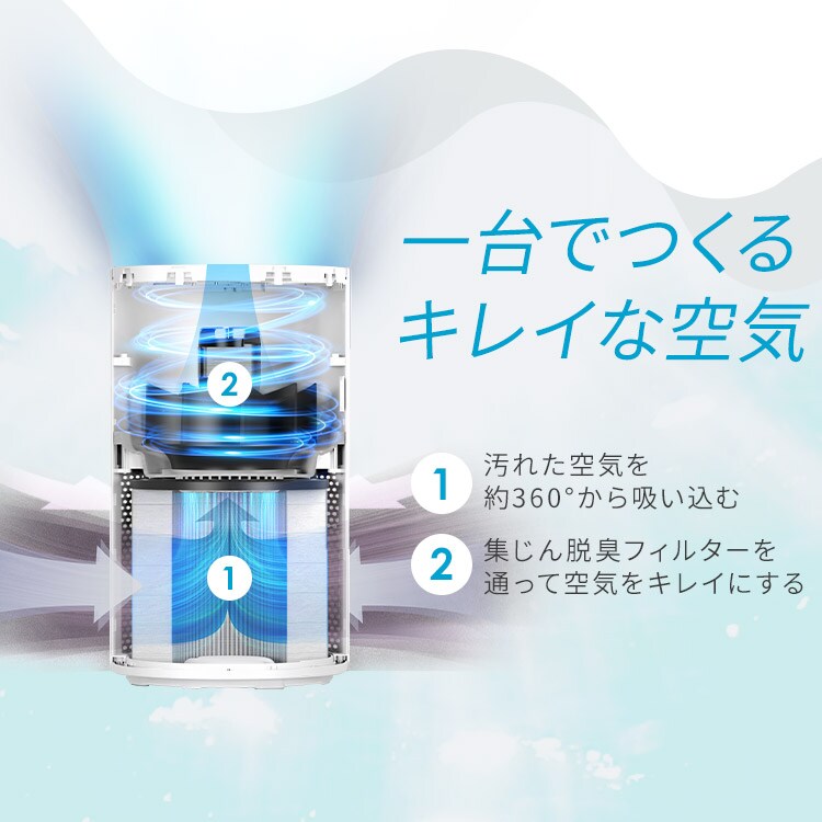 空気清浄機 16畳 KAP-S303-W ホワイト［B］ 209800 │アイリス
