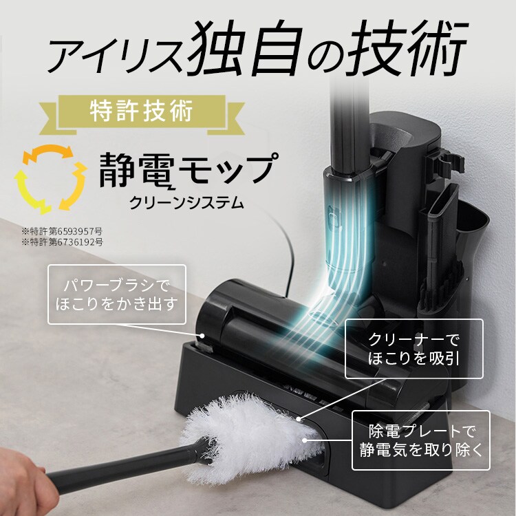 充電式サイクロンスティッククリーナー SCD-R4P-B ブラック 210061