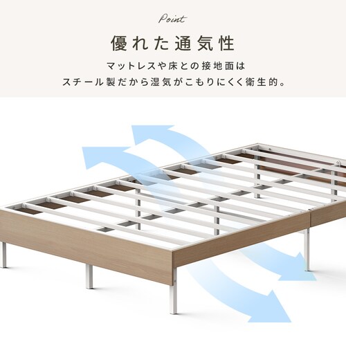 �E�b�h�X�`�[���x�b�h  SBW01-S �u���b�N�^�E�H�[���i�b�g_4