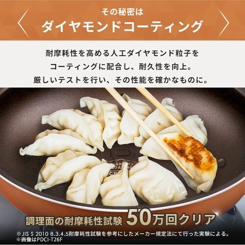 �t���C�p�� 28cm IH/�K�X�ΑΉ� �_�C�������h�R�[�g�p�� PDCI-T28F ���^���b�N�o�[�~���I��_4