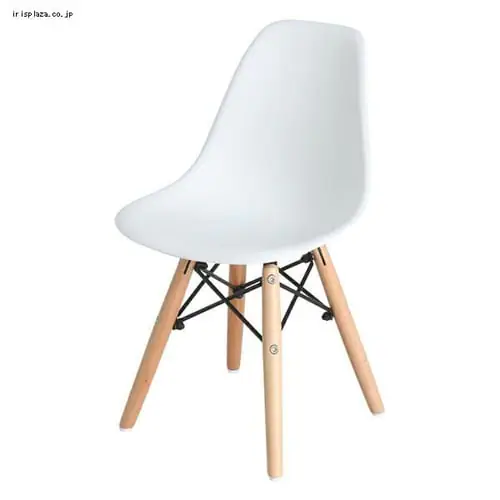 デザインチェア キッズ 木脚 PP-902-1 ホワイト 【プラザセレクト】 _2