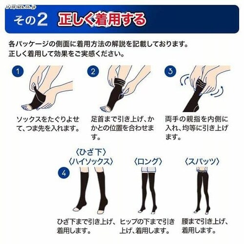 おうちでメディキュット スパッツ L ブラック _6