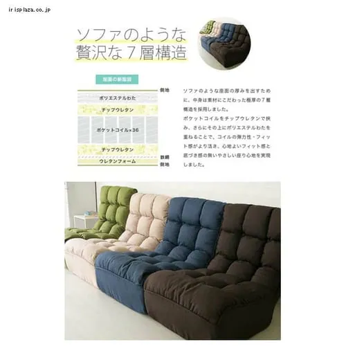 BREAD ボリュームフロアソファ CG-862-FAB 全6色【プラザセレクト】_8