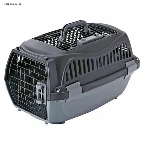 ペティオ 2ドア スマイルキャリー S ブラック犬 猫 キャリー_3