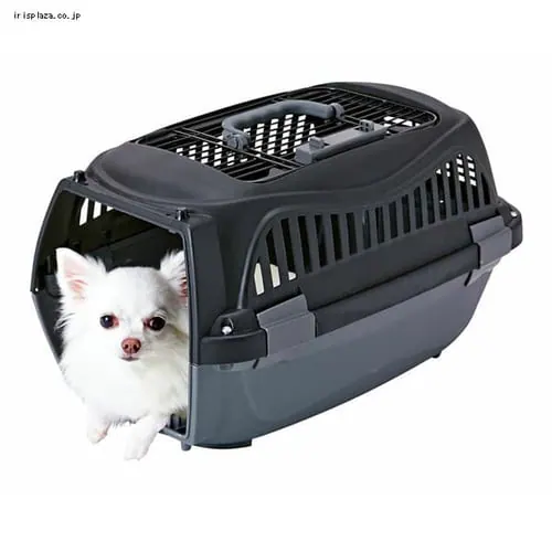 ペティオ 2ドア スマイルキャリー S ブラック犬 猫 キャリー_6