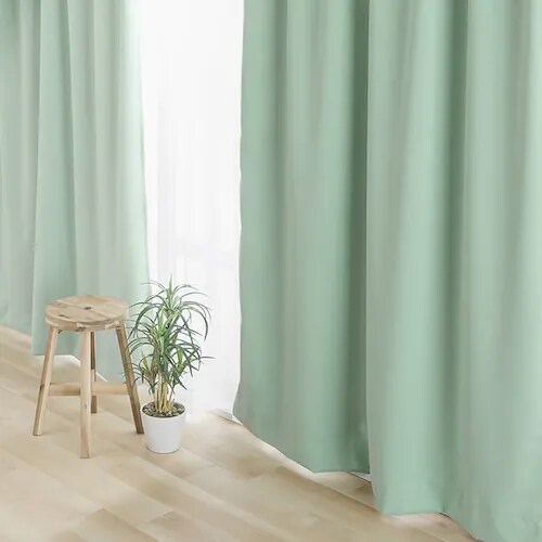 14％OFF】2P 1級遮光 100x200 チャコール【プラザセレクト】 7287126