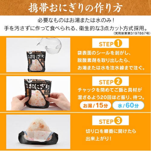 10個セット】 尾西食品 携帯おにぎり アルファ米 非常食 保存食 防災食