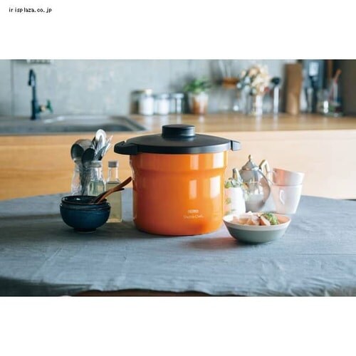 サーモス　真空保温調理器 KBF-4500 Amazon｜THERMOS 真空保温調理器 シャトルシェフ 4.3L アプリコット