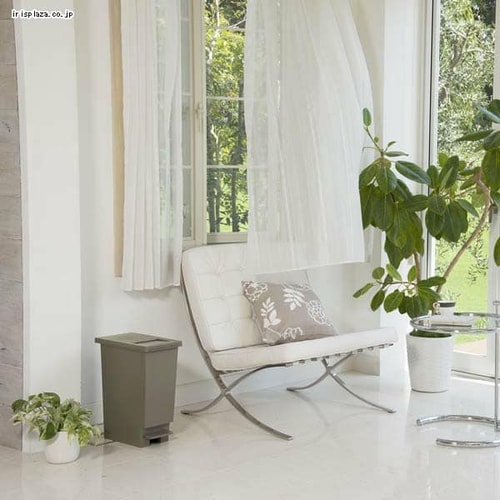 ゴミ箱 20L ユニード プッシュ＆ペダル 20S ブラック 7124870