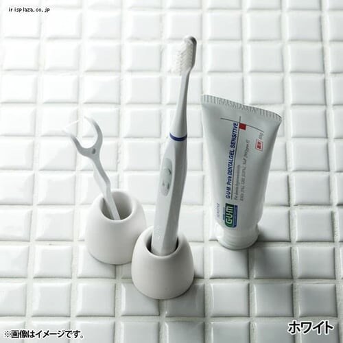 アネスティー Karari珪藻土 ハブラシスタンド 1本用 HO1837 ホワイト_3