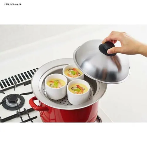 ヨシカワ 簡単蒸しプレート ドーム型 20〜22cm用 _4