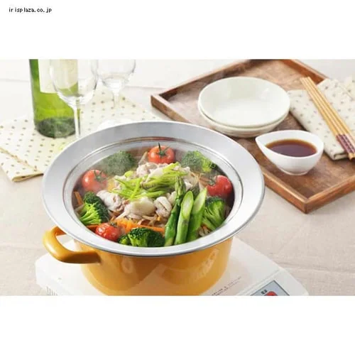 ヨシカワ 簡単蒸しプレート ドーム型 20〜22cm用 _6