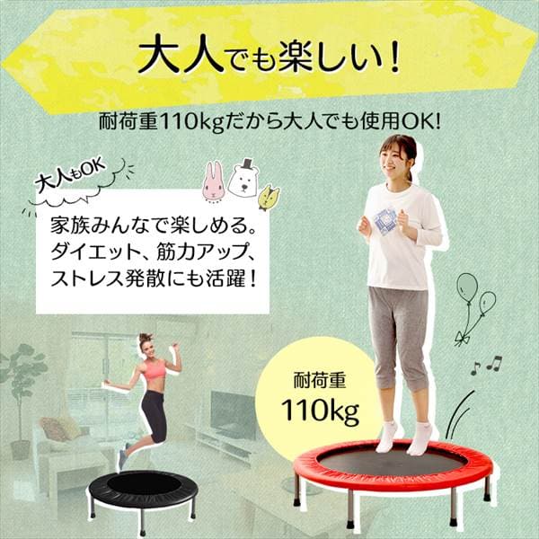 ☆20%OFFクーポン対象☆トランポリン PZ 室内用 88-912 ブラック