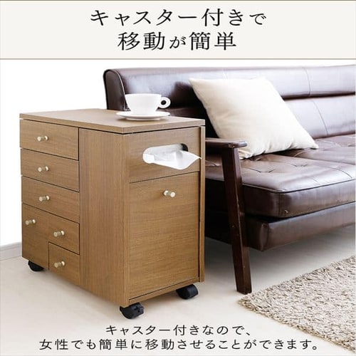 コスメドレッサーワゴン ピュアホワイト 7140307 │アイリスオーヤマ