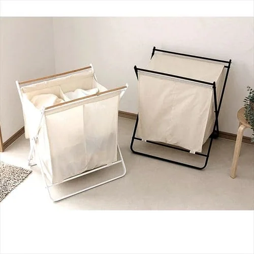 ランドリーバスケット ダブル LBT-102 ブラック_10