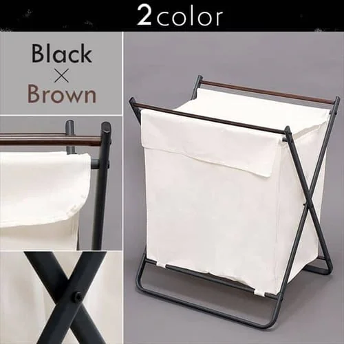 ランドリーバスケット ダブル LBT-102 ブラック_15