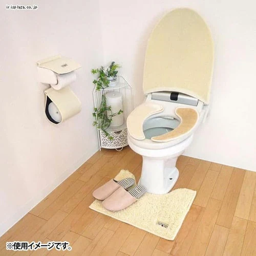 オカトー カラーモードプレミアム ミニトイレマット 40×50 アイボリー_5