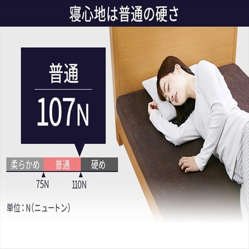 低反発ウレタンマットレス8cm一体型フラット38D S ブラウン 7144414 │アイリスプラザ│アイリスオーヤマ公式通販サイト