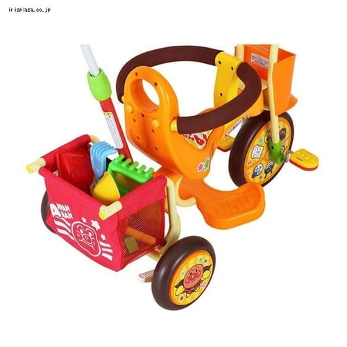 エムアンドエム おでかけ三輪車 わくわくアンパンマンごうピースii オレンジ プラザセレクト アイリスプラザ アイリスオーヤマ公式通販サイト