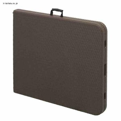 タカショー イージーキャリー ダイニングテーブル ラタン調 ブラウン ECF-T01BR _3