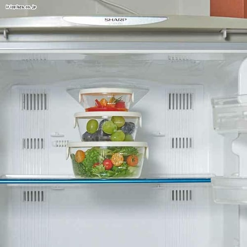 Hario 耐熱ガラス保存容器丸 3個セット 満水容量300ml 600ml 1200ml Sytn 2518 Ow 全2色 プラザセレクト 7151267f アイリスプラザ アイリスオーヤマ公式通販サイト