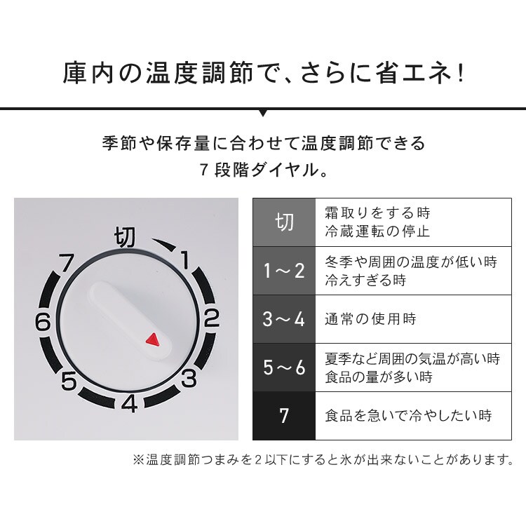 冷蔵庫 46L 小型 セカンド冷蔵庫 1ドア 幅47cm PRC-B051D-W