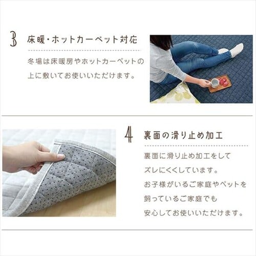 スウェットラグ 130×190 SWR-1319 ネイビー_5