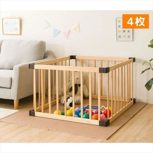 木製ベビーサークル 4枚セット WDC-004 _14